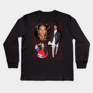 Rihanna Graphic Kids Long Sleeve T-Shirt